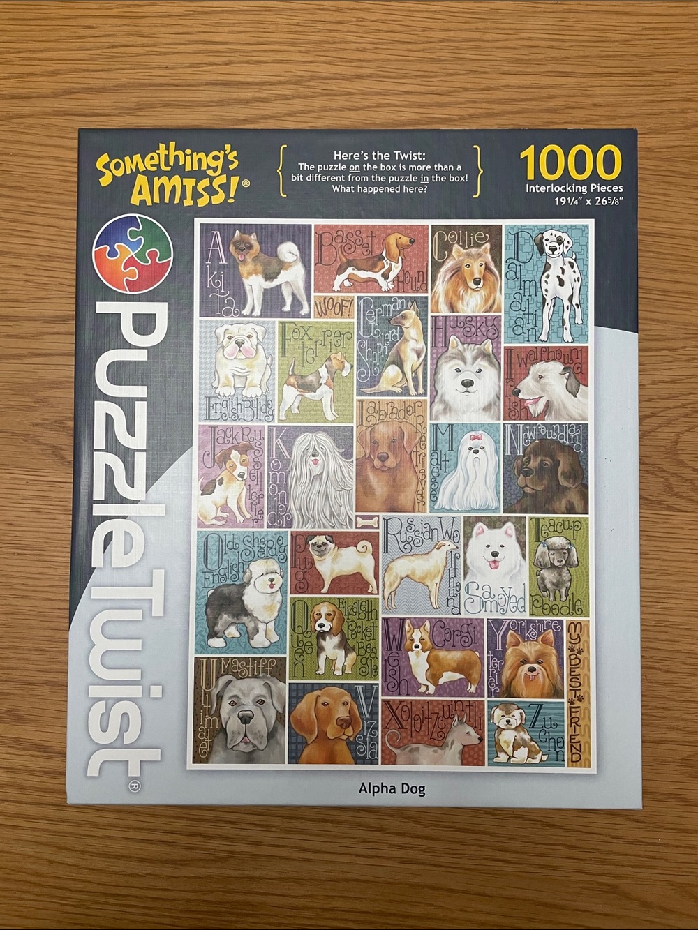 Alpha Dog 1000-Piece Jigsaw Puzzle - Multi-Color